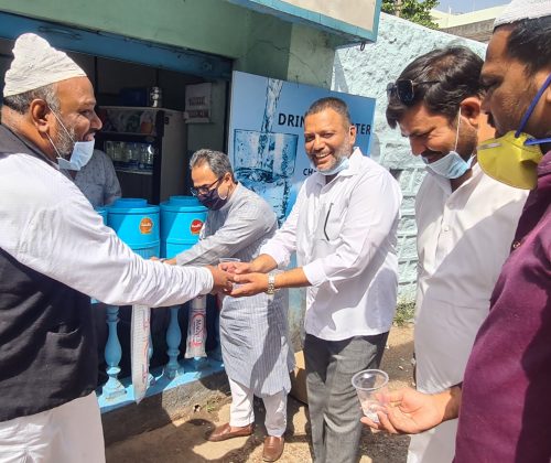 FREE Drinking Water Camp, opp., Dargah Hara Darwaza, Mustaid Pura, Hyd., – TS.