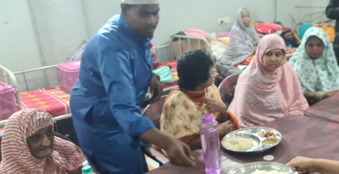 Dinner at Old Age Home